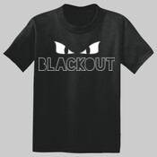 Youth Blackout Performance Tee With Number